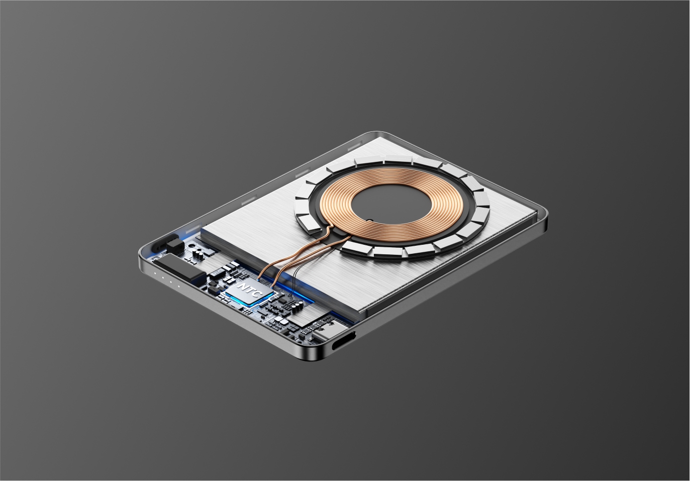 OnePlus Slim Magnetic Power Bank interno
