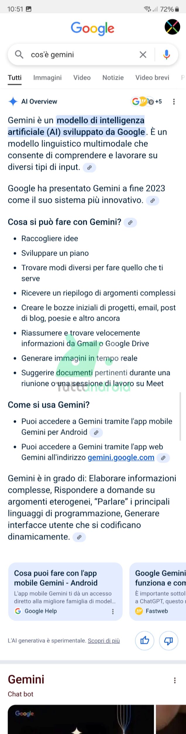 AI Overview in Italia