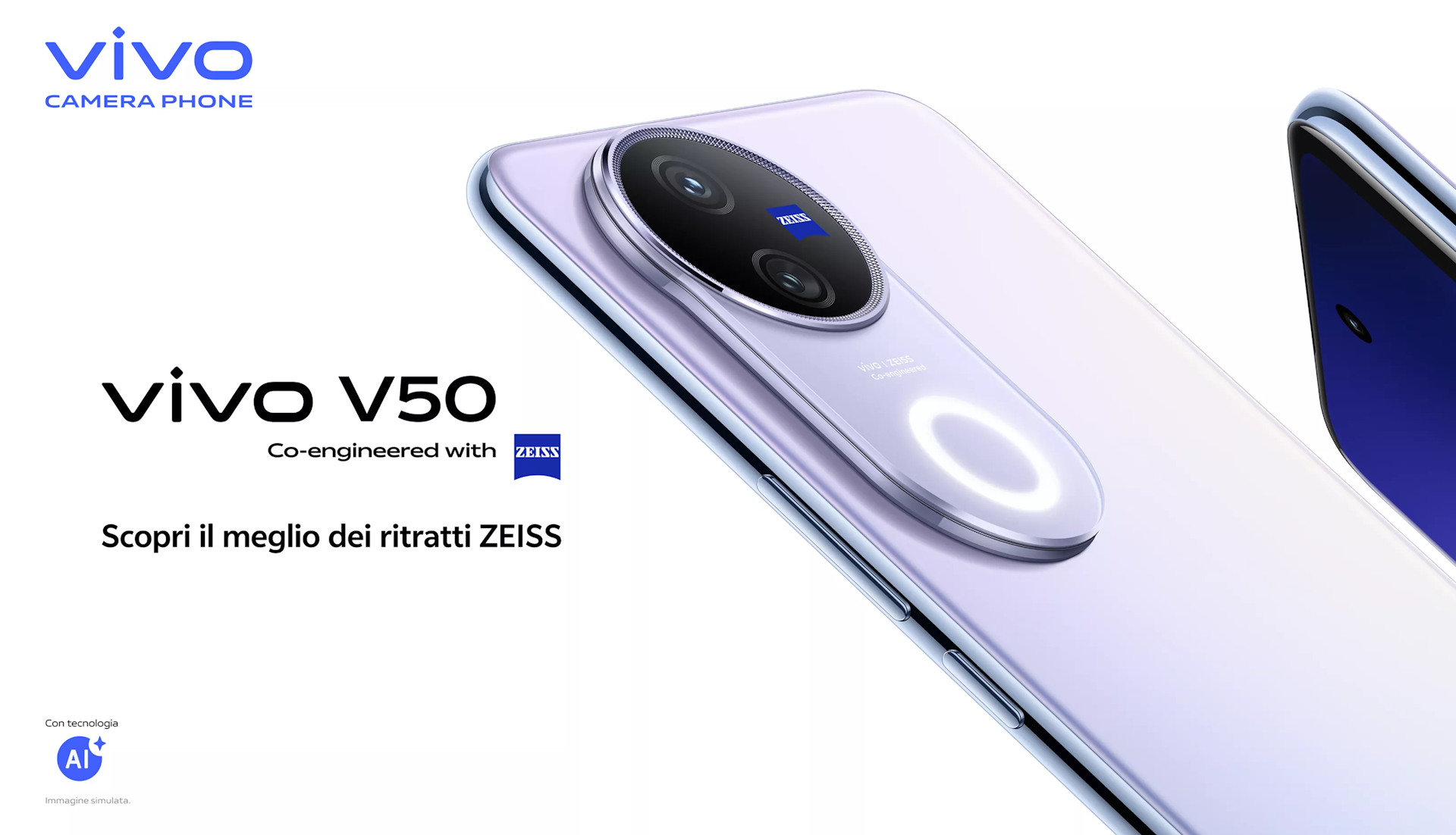 Vivo V50 e V50 Lite arrivano in Italia con fotocamere ZEISS e batterie fino a 6500 mAh