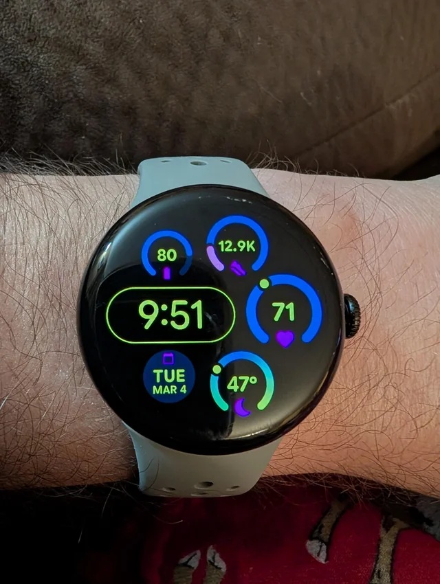 Wear OS 5.1 - modifiche quadrante Active su Google Pixel Watch 3