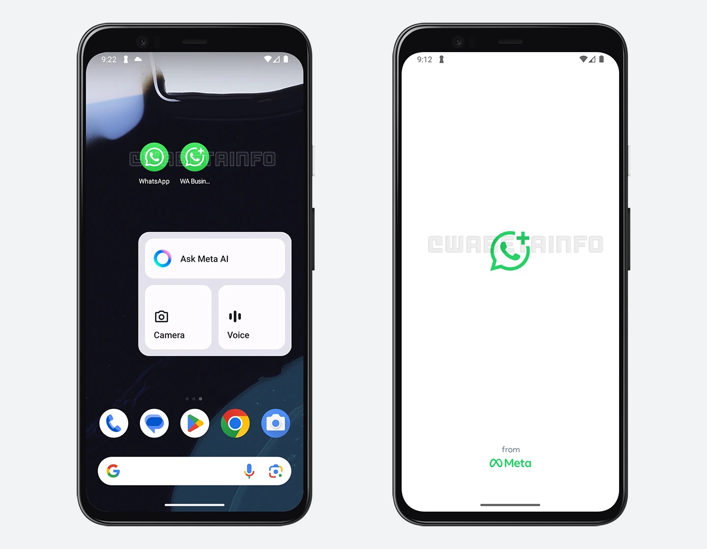 WhatsApp Business beta 2.25.7.6 icona e splash screen