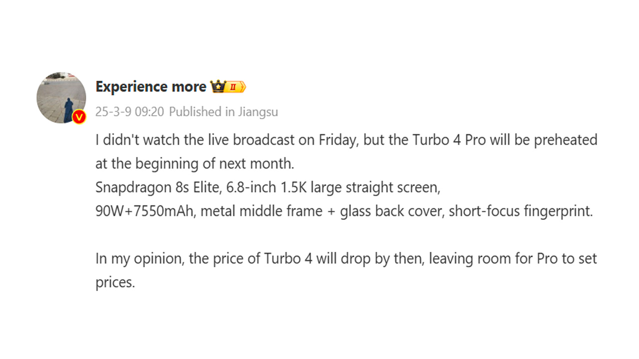 Redmi Turbo 4 Pro