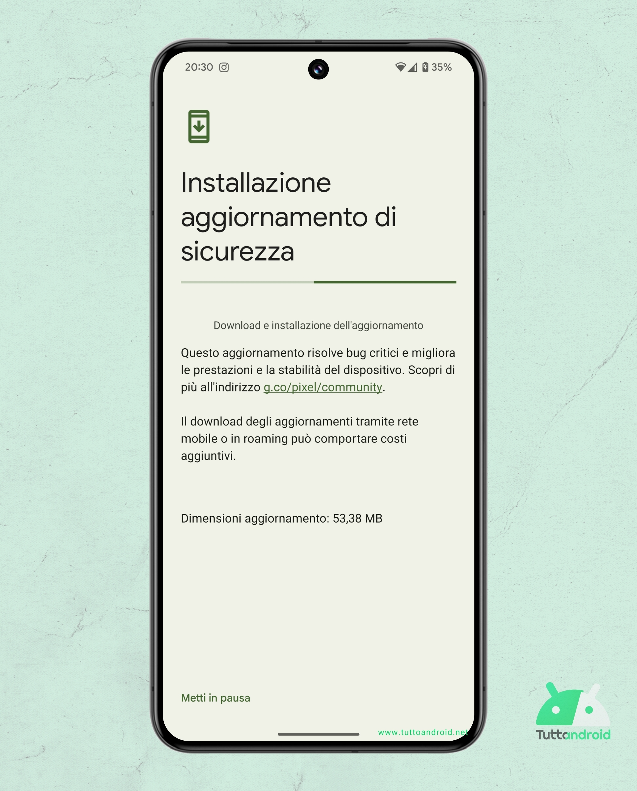 20250410 Android 15 QPR2 - Patch di aprile 2025 - Google Pixel 8 Pro