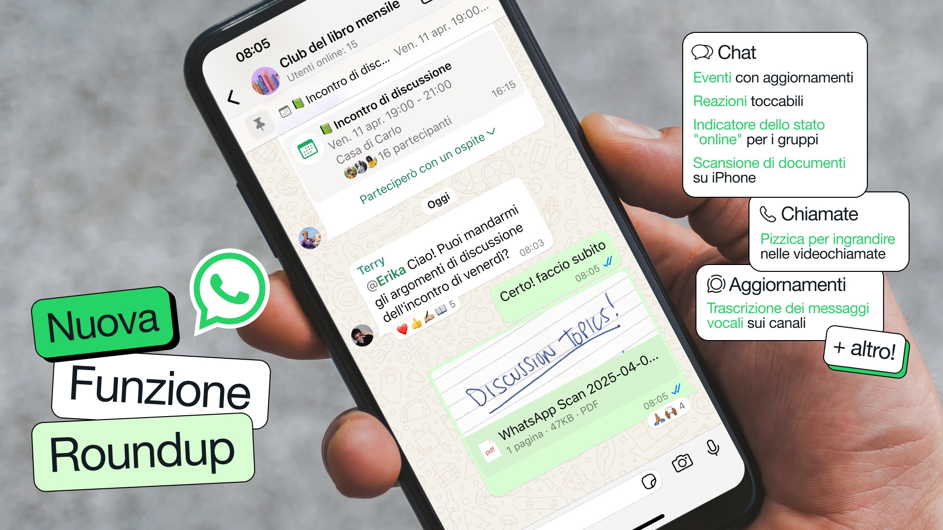 Aggiornamento WhatsApp
