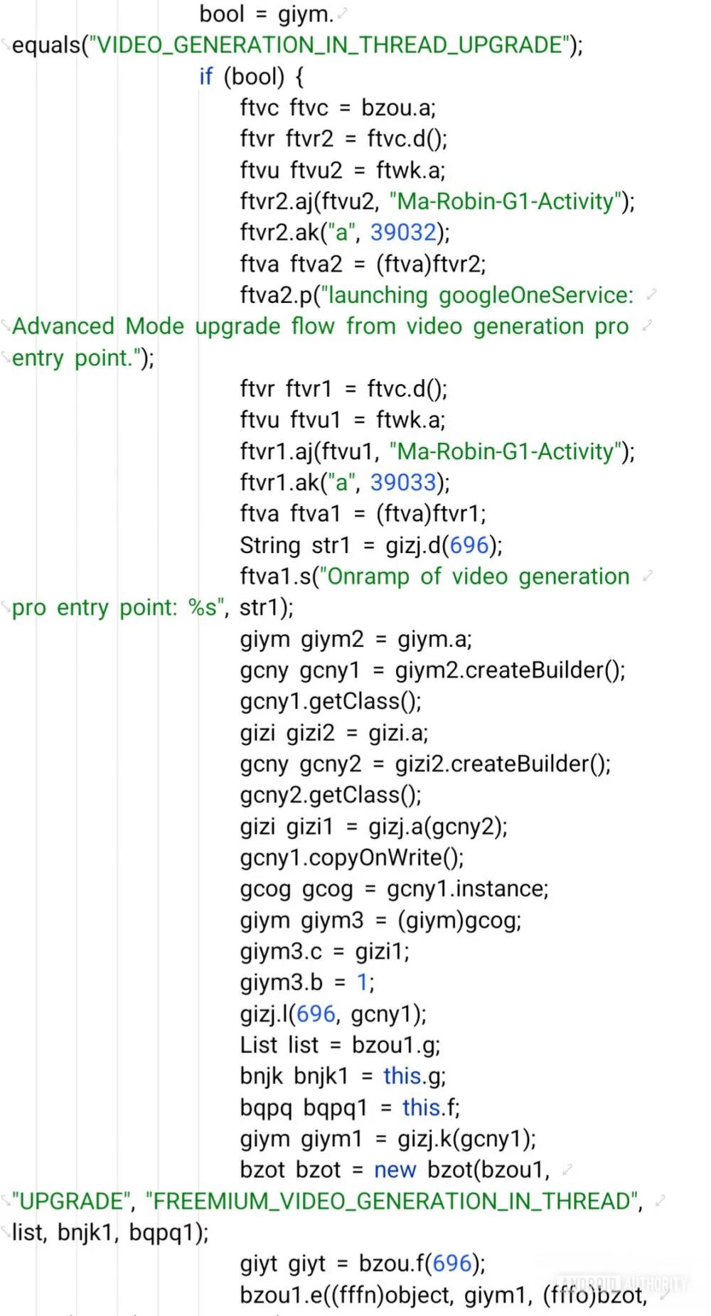 App Google v16.14.39 beta - evidenze Veo 2 per Gemini standard