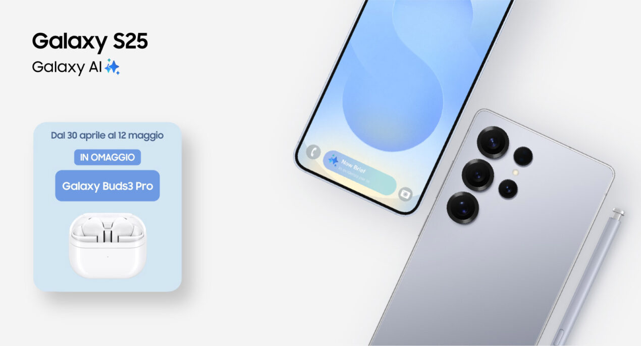 Super offerta Samsung, Galaxy Buds3 Pro in regalo acquistando un Galaxy S25, S25+ o S25 Ultra