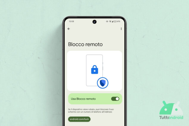 Blocco remoto di Android