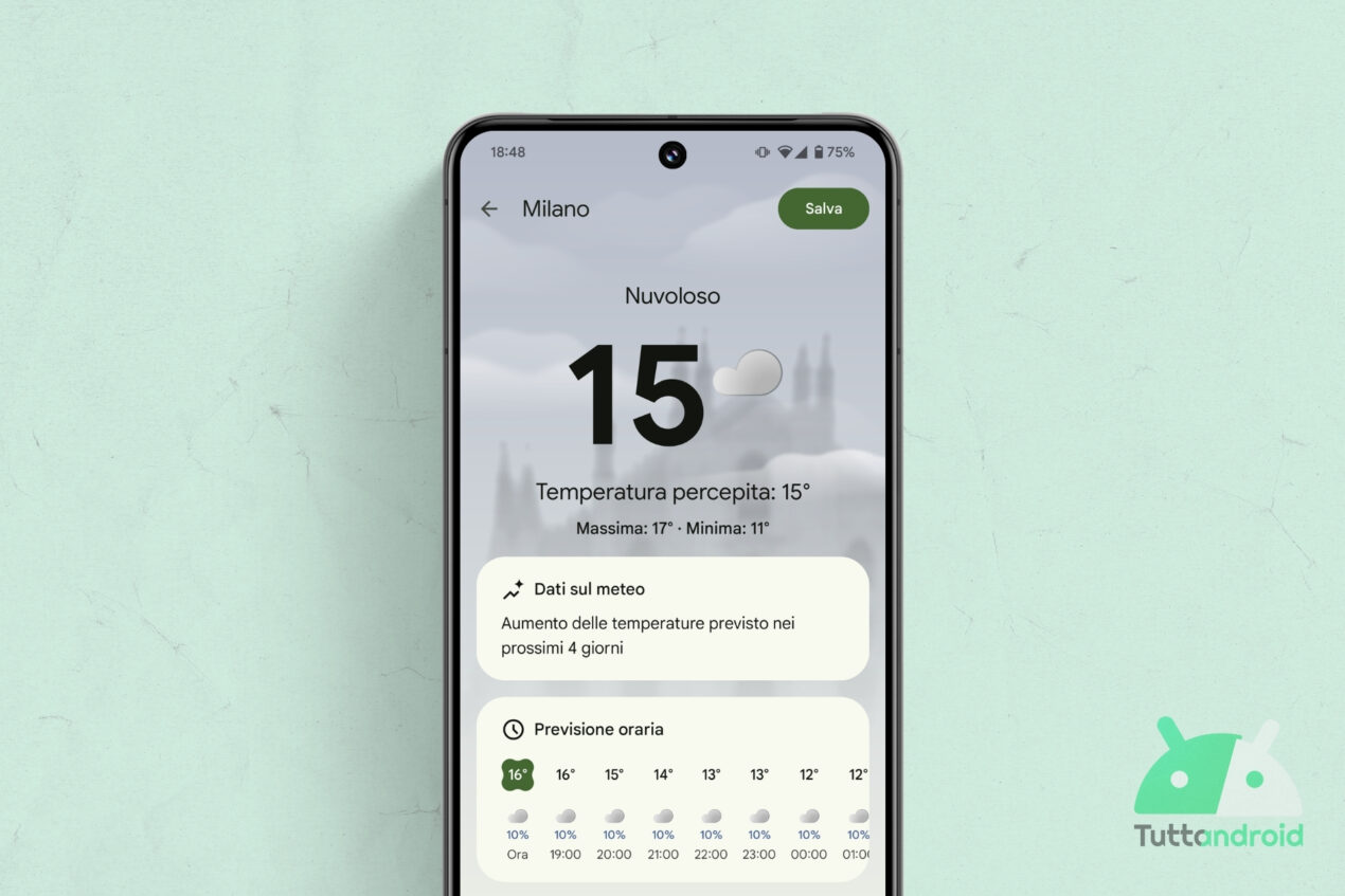 Widget dedicati e redesign espressivo (con qualche criticità): novità per Meteo Pixel