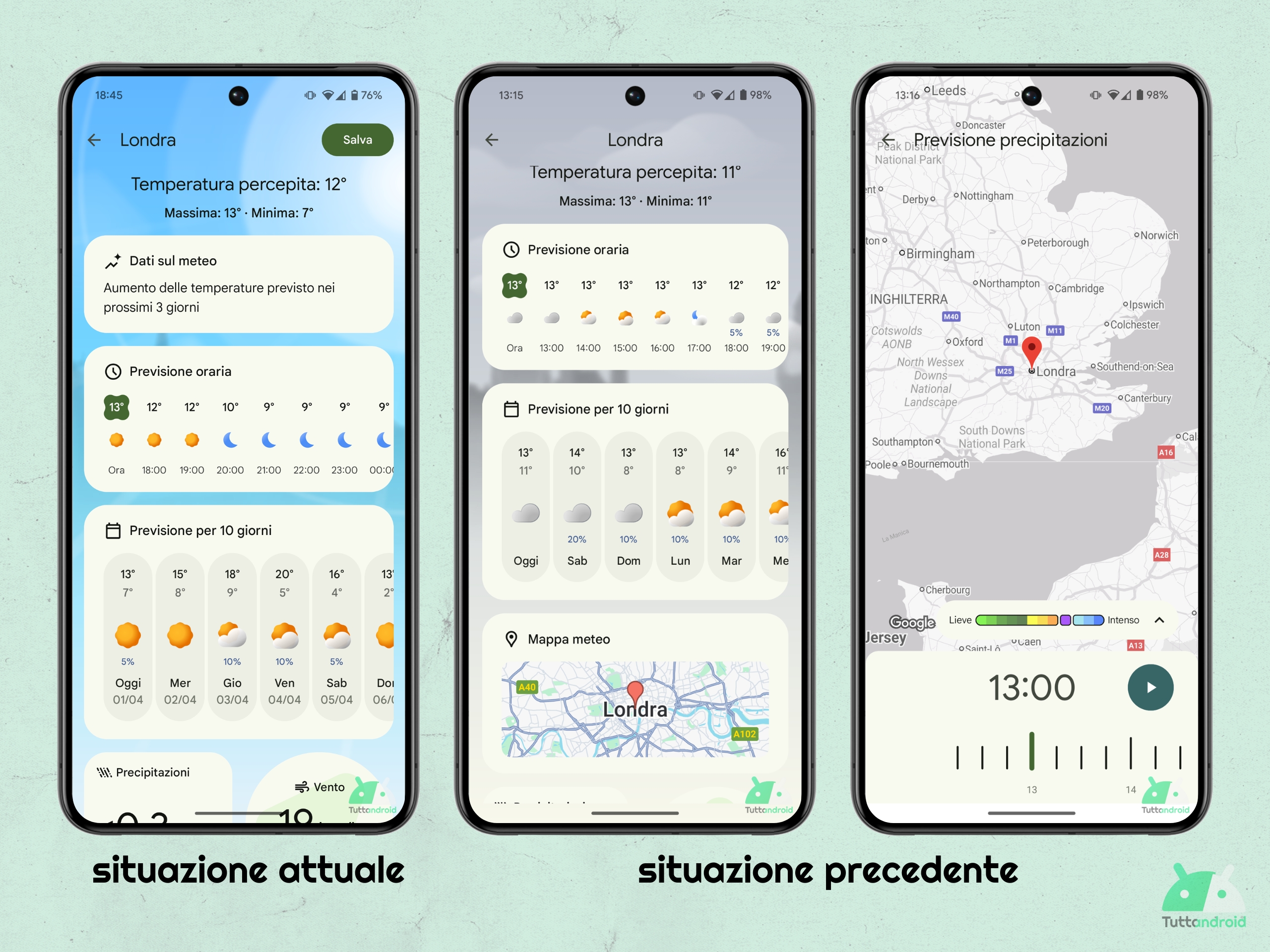 Google Meteo Pixel v1.0.20250127 - Niente mappa meteo