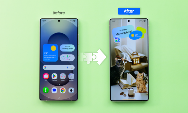 novità Home Up su One UI 7