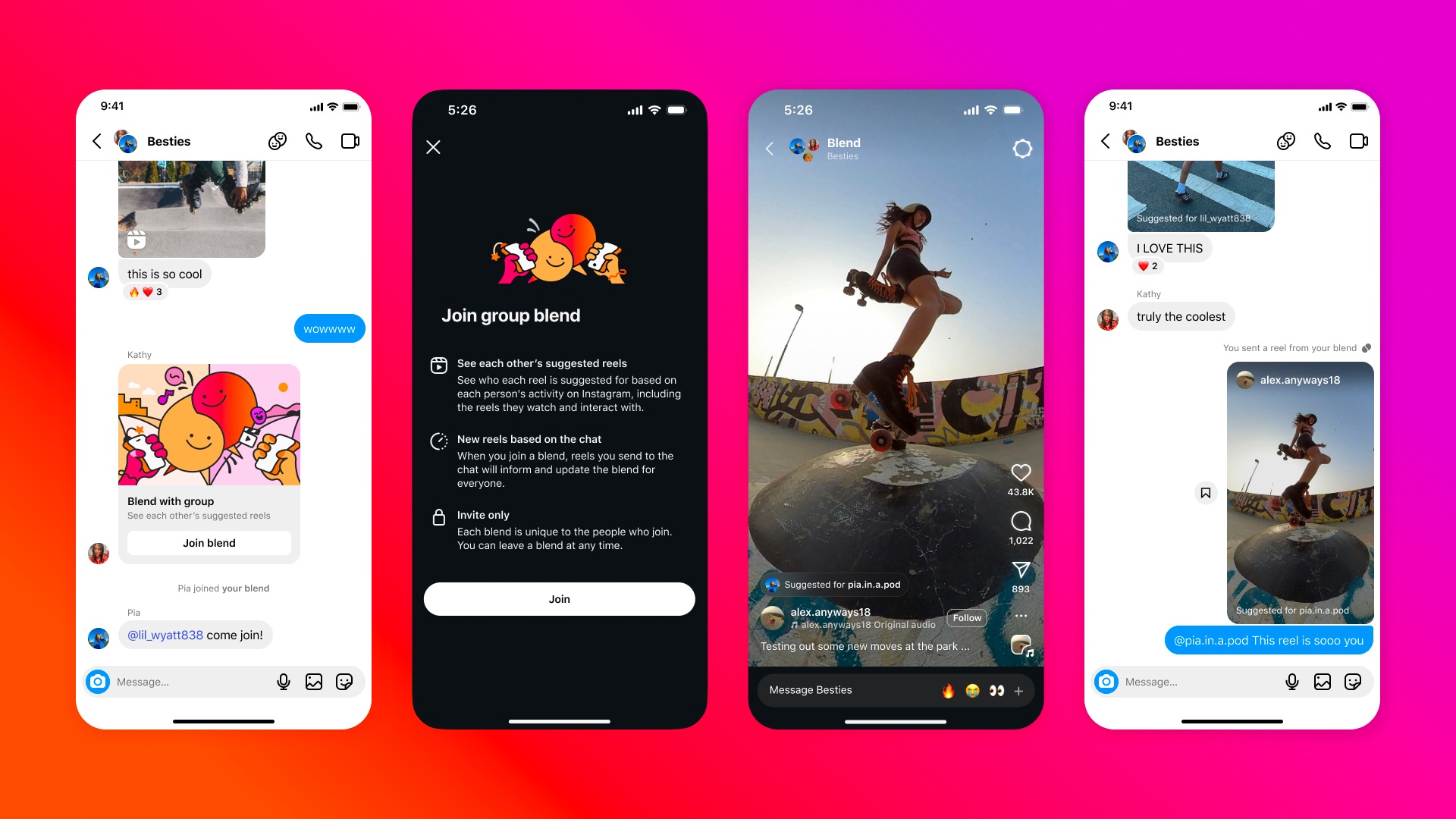 Instagram Blend Reels