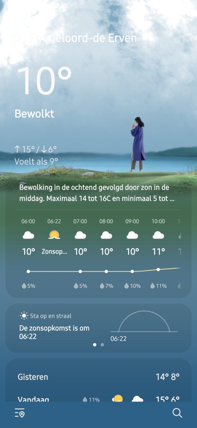 nuova app Meteo Samsung con One UI 8