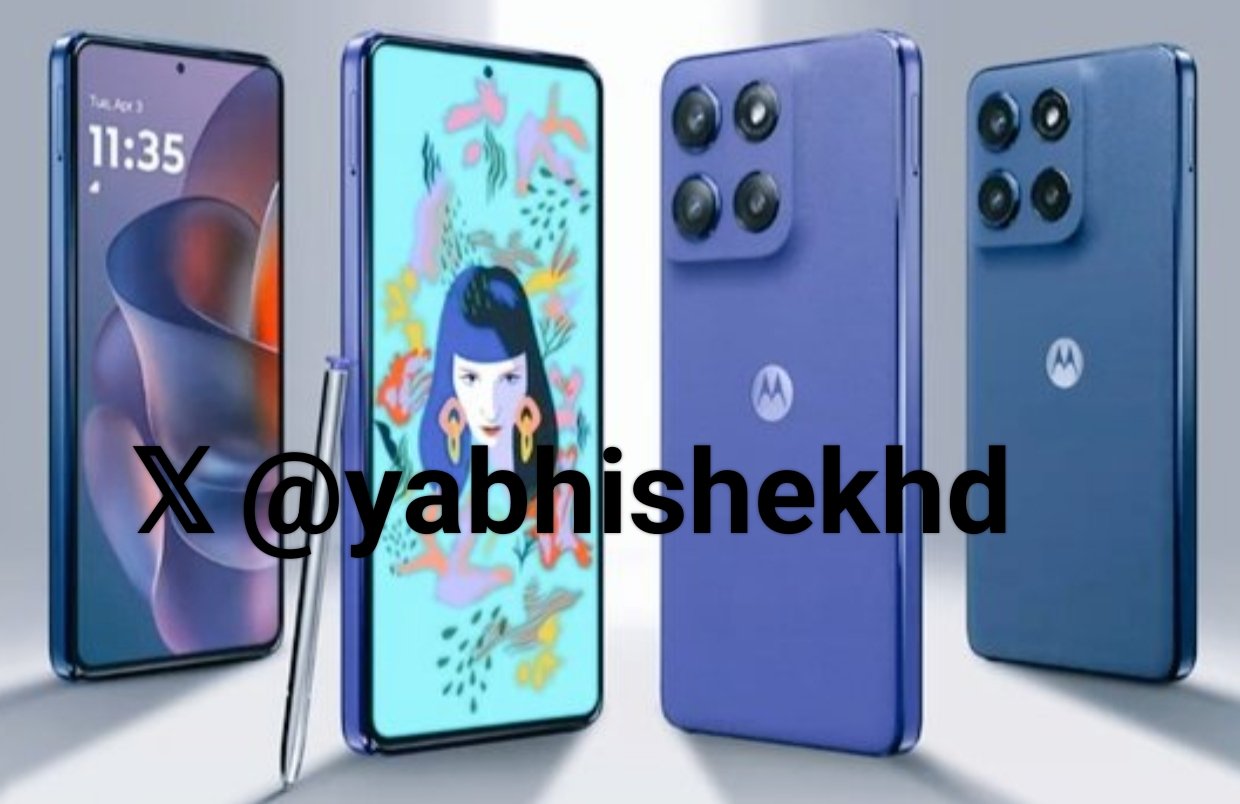 Motorola Edge 60 Stylus render by Abhishek Yadav