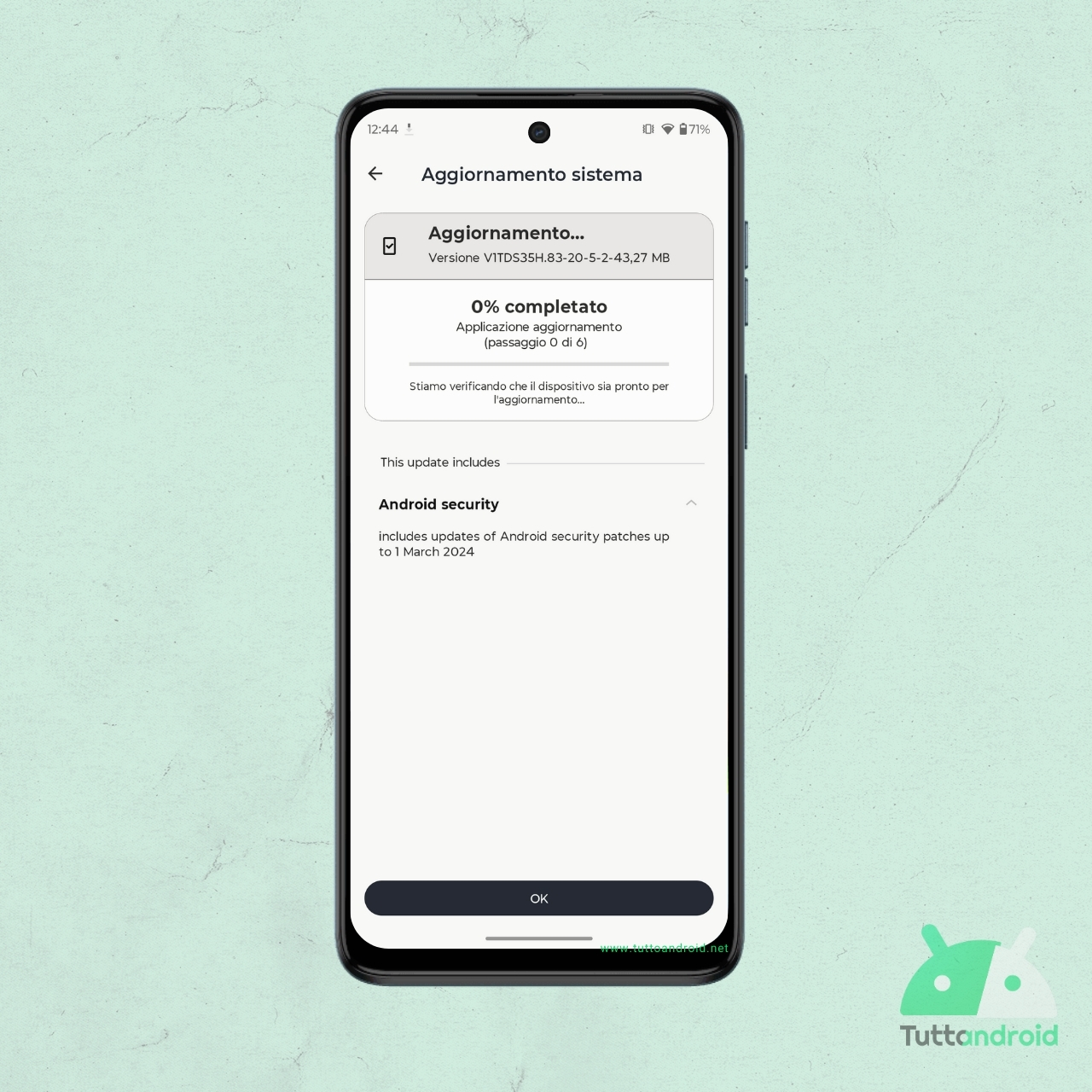 aggiornamento Motorola Moto G54 5G con patch di marzo 2025