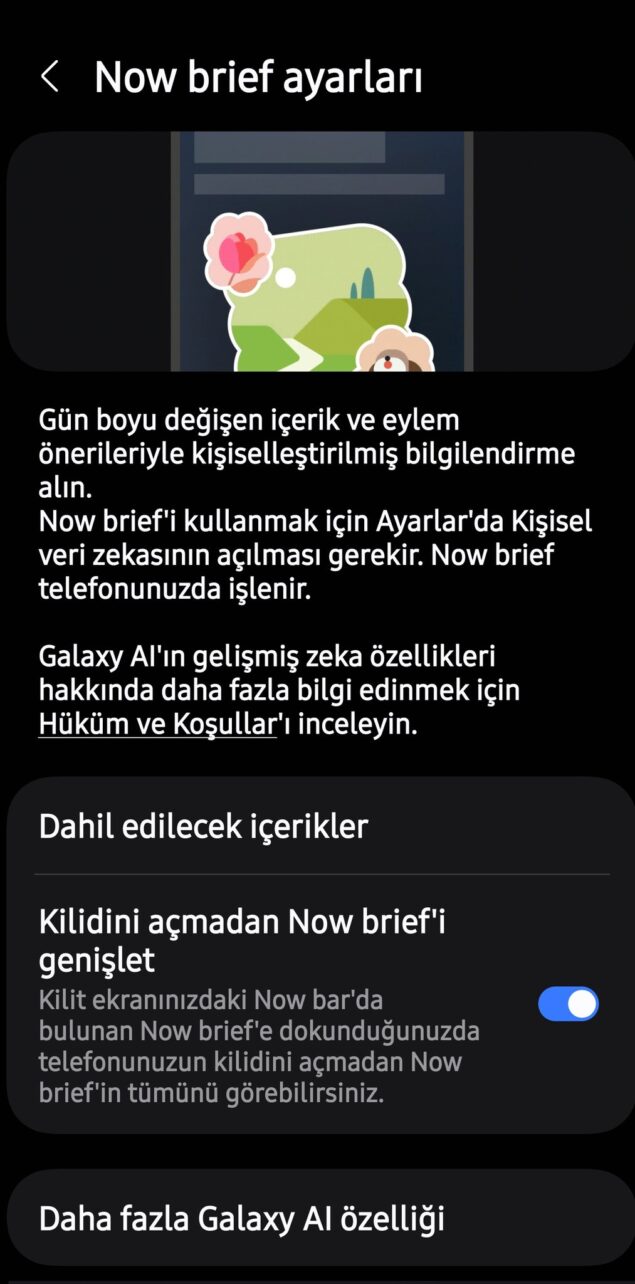 One UI 7 Now Brief