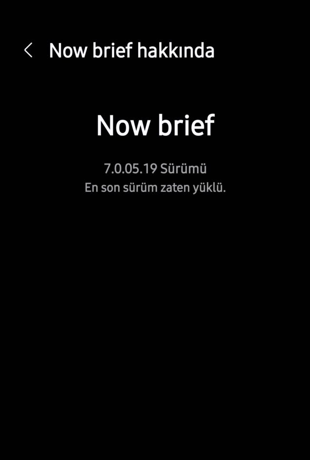 One UI 7 Now Brief