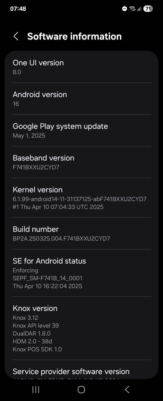 immagini One UI 8