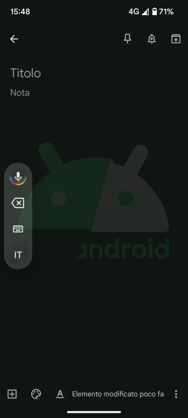 gboard digitazione vocale