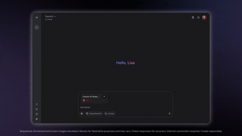 google gemini canvas