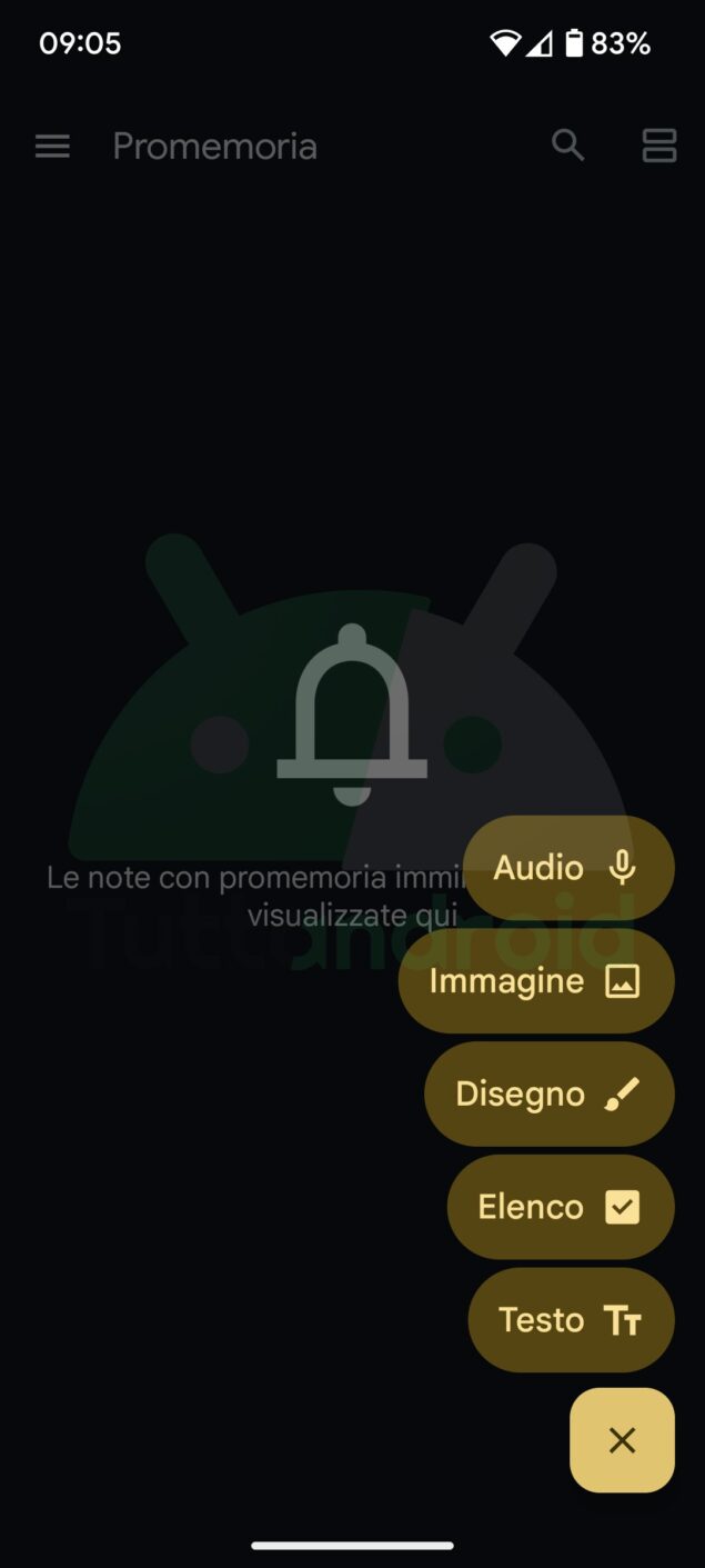 google keep nota audio