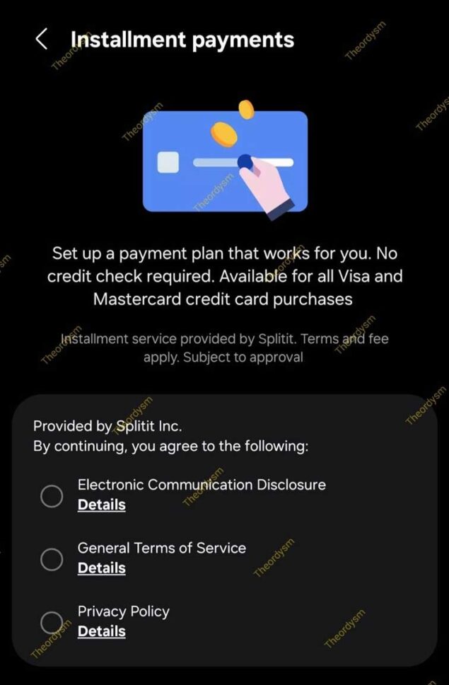 samsung wallet bnpl