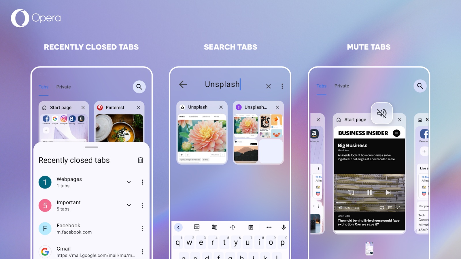 Aggiornamento Opera Android gestione schede-4