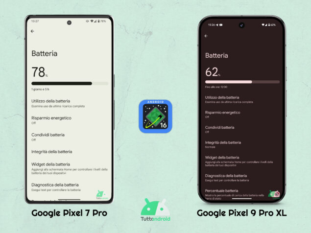 Android 16 DB4 - Integrità della batteria