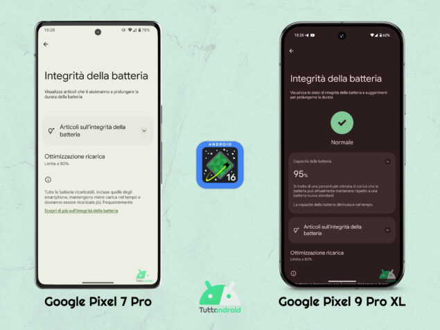 Android 16 DB4 - Integrità della batteria