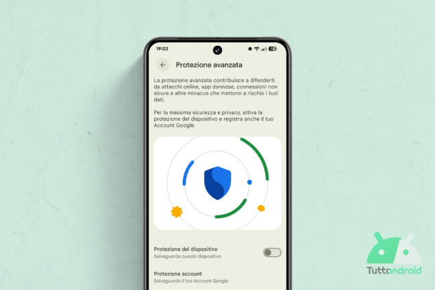 Android 16 - Protezione avanzata visual hero