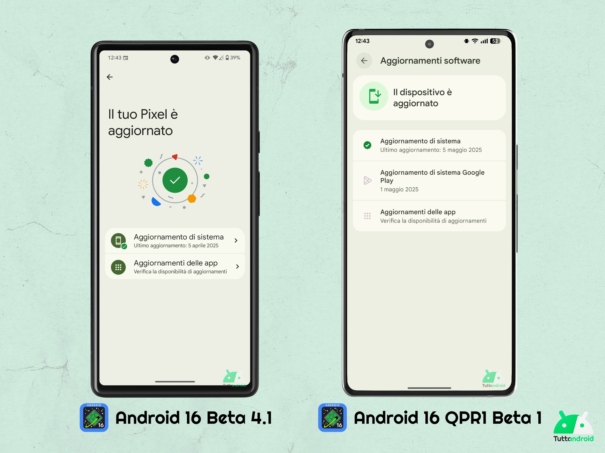 Android 16 QPR1 - Beta 1 - Impostazioni - Aggiornamento software