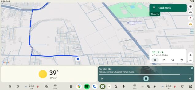 Android Auto tema chiaro