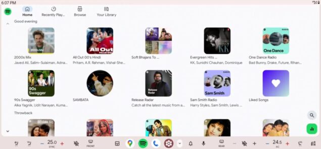Android Auto tema chiaro