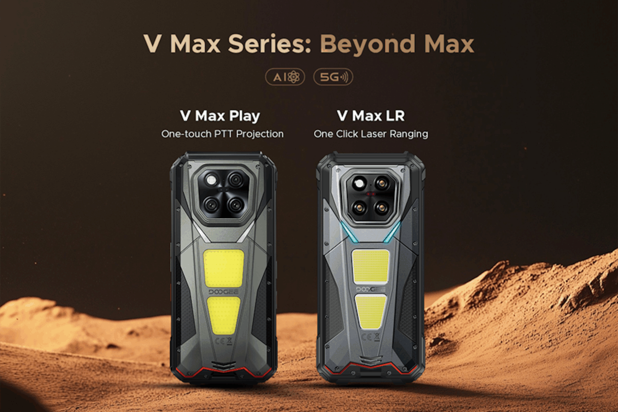 La serie DOOGEE V Max si allarga: i nuovi smartphone uniscono resistenza e intelligenza