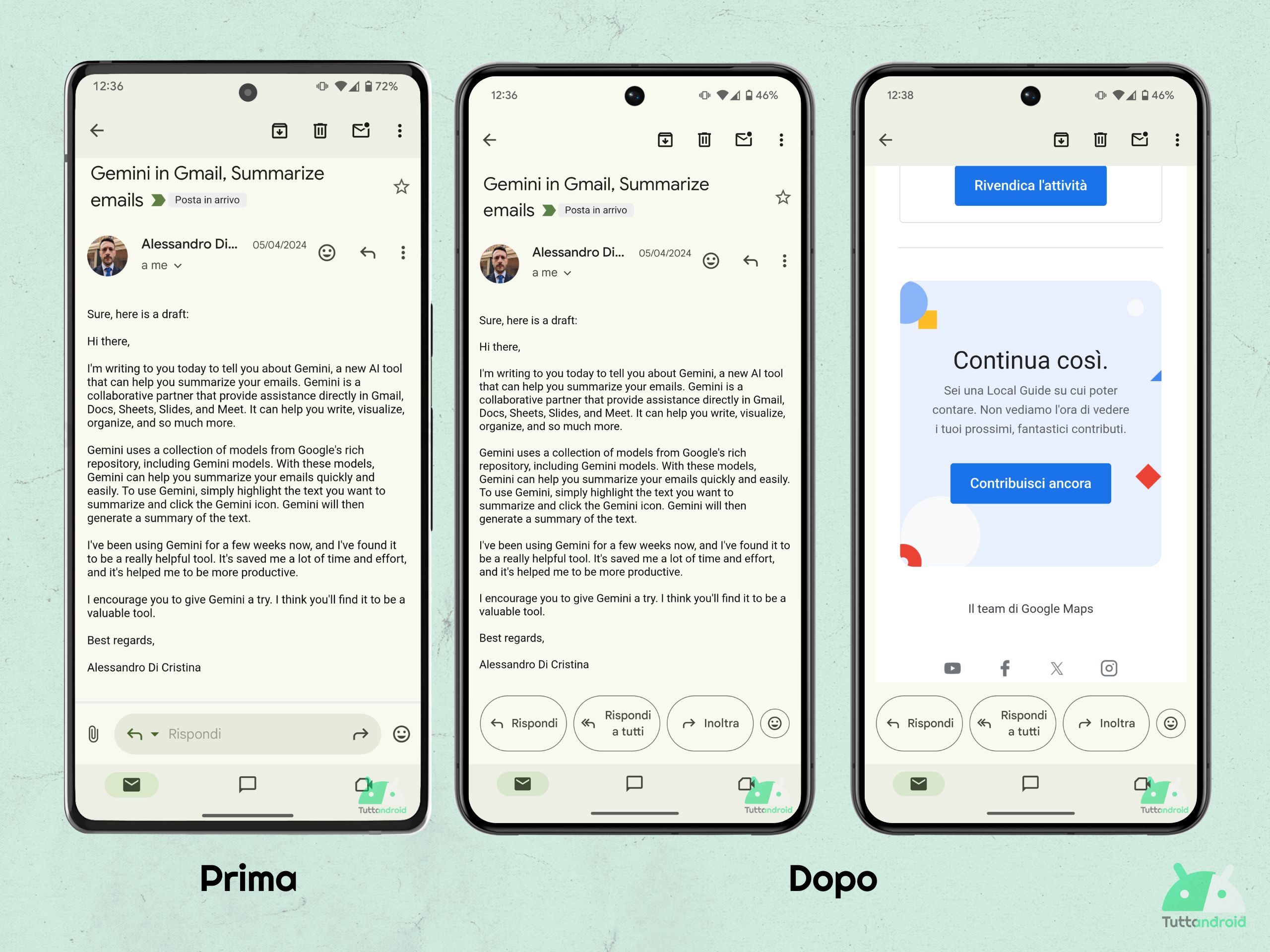 Gmail v2025.05.04 - barra strumenti persistente per rispota e inoltro tta