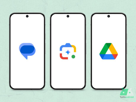 Google Messaggi - Google Lens con Search Live di Gemini - Google Drive