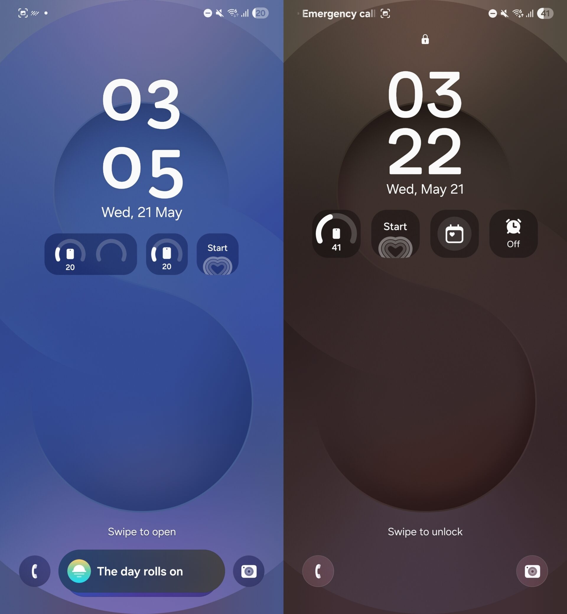 aumento dimensioni widget per la schermata di blocco della One UI 8