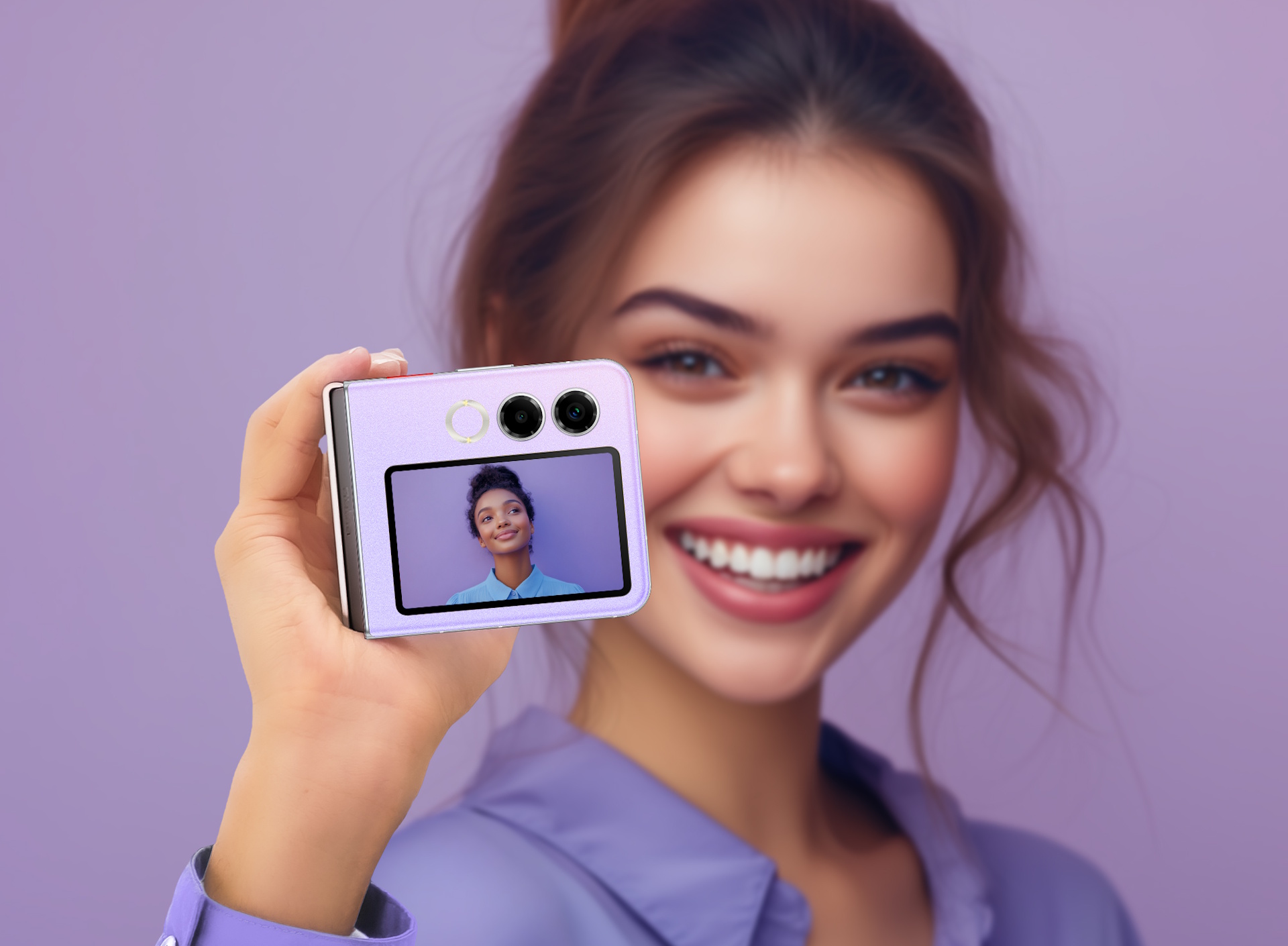 arriva in italia nubia flip 2 5g il nuovo smartphone pieghevole che non esagera