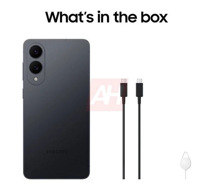Samsung Galaxy S25 Edge - Materiale stampa leak - contenuto della confezione di vendita