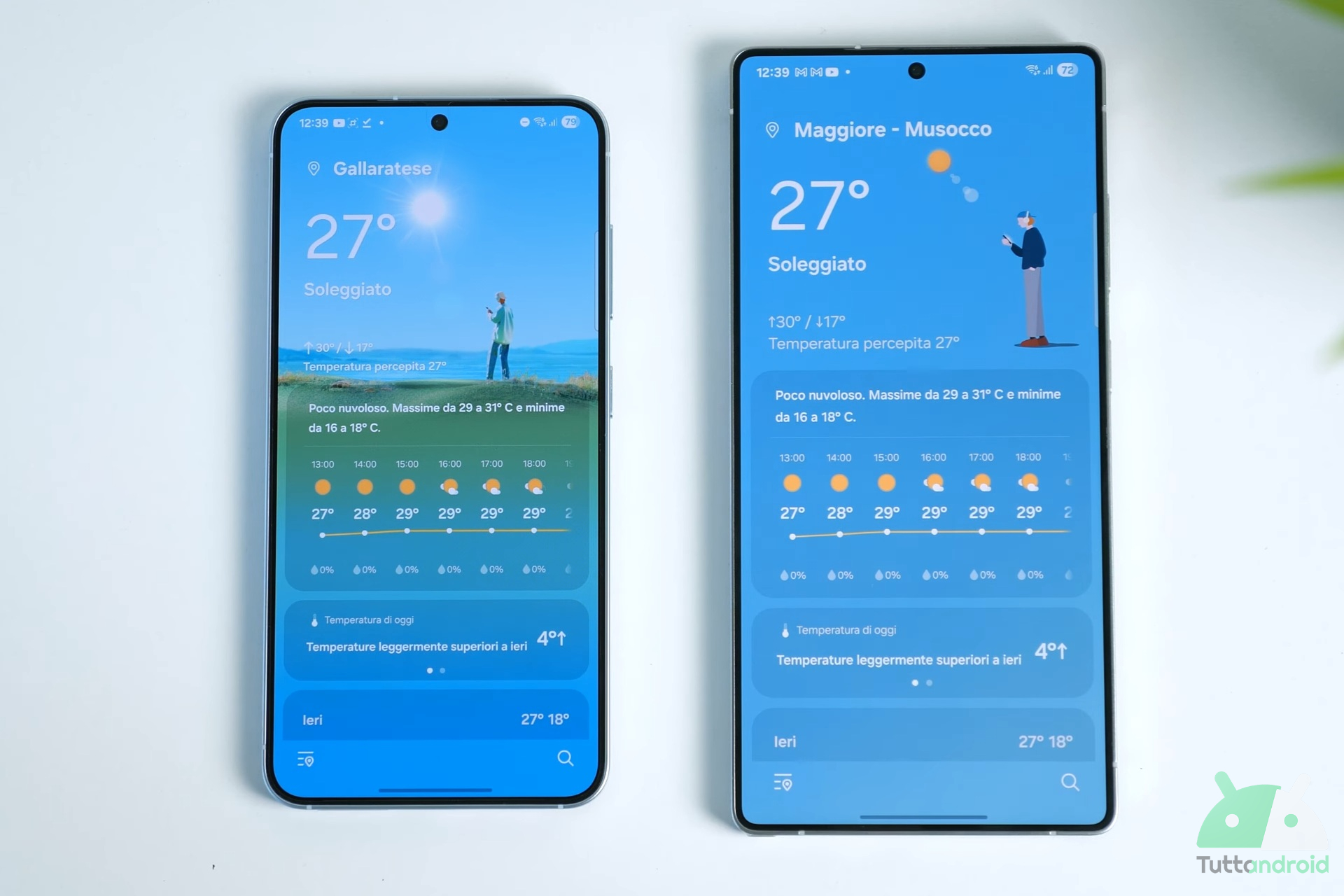 Samsung One UI 8 - beta 1 - app Meteo