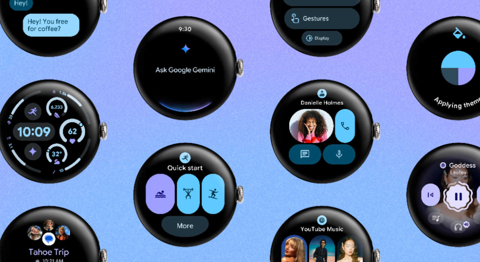 Wear OS 6 Material 3 Expressive Hero