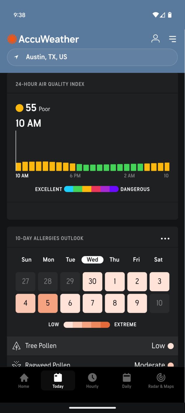 accuweather restyling