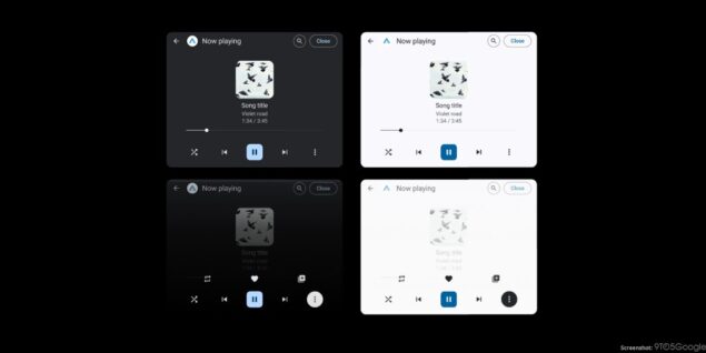 tema chiaro Android Auto