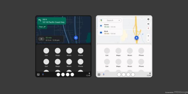tema chiaro Android Auto