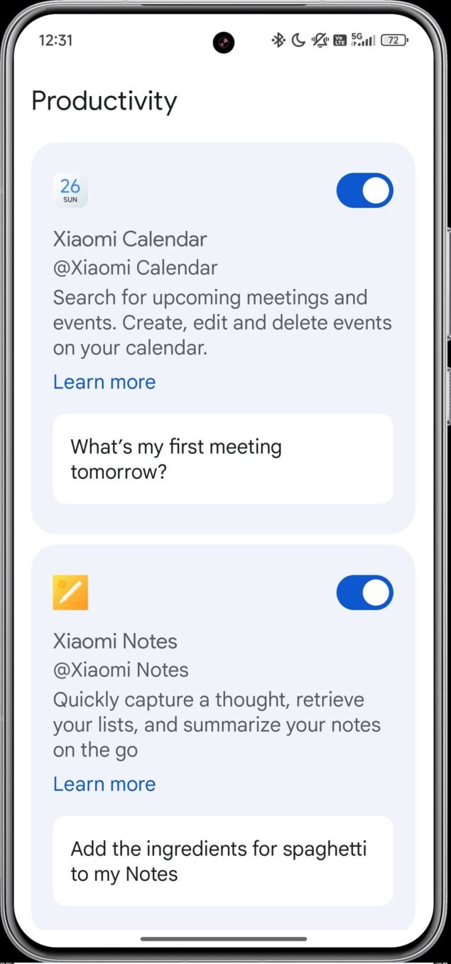 gemini app xiaomi