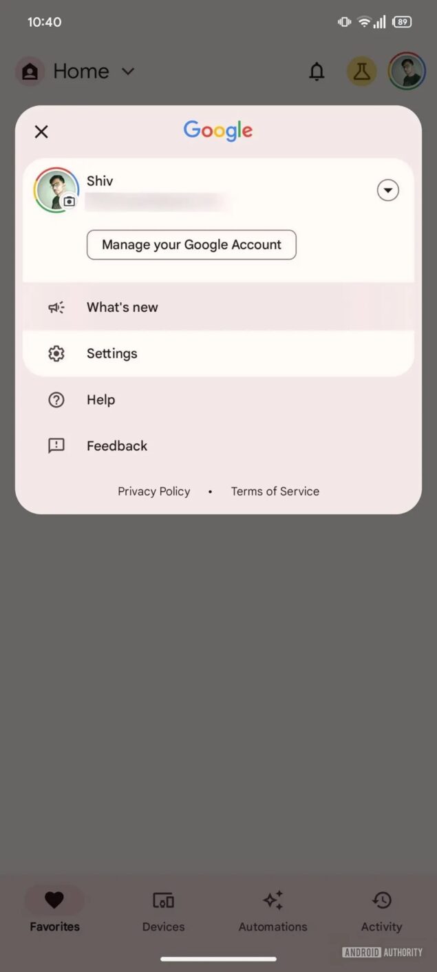 google home scorciatoia novità