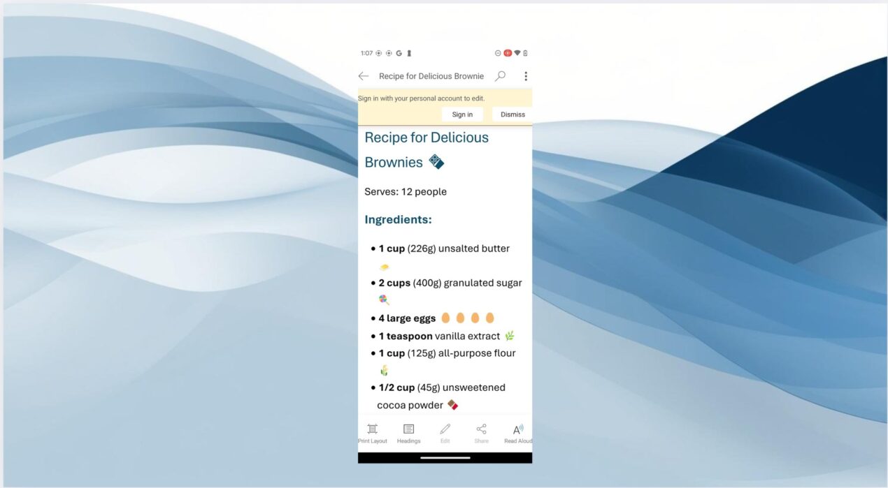 Ora potete aprire file Office condivisi su Android senza account Microsoft
