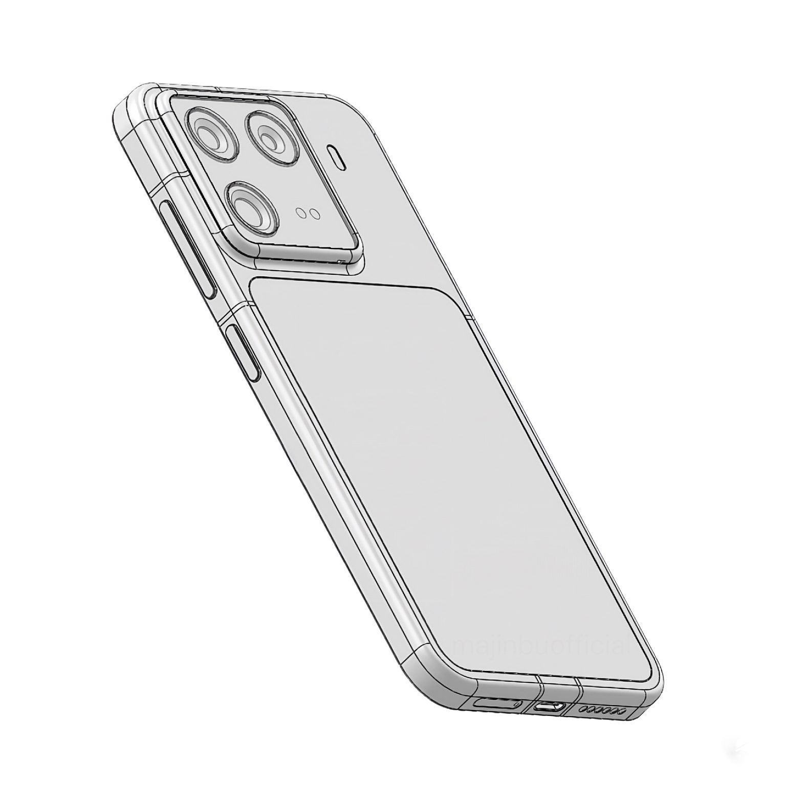 xiaomi 16 render cad