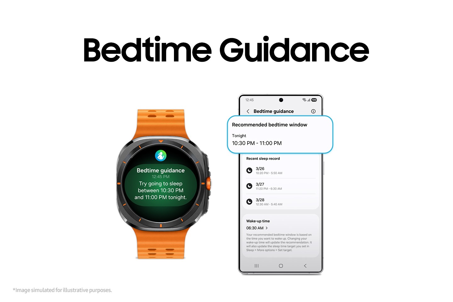 Guida al sonno One UI 8 Watch