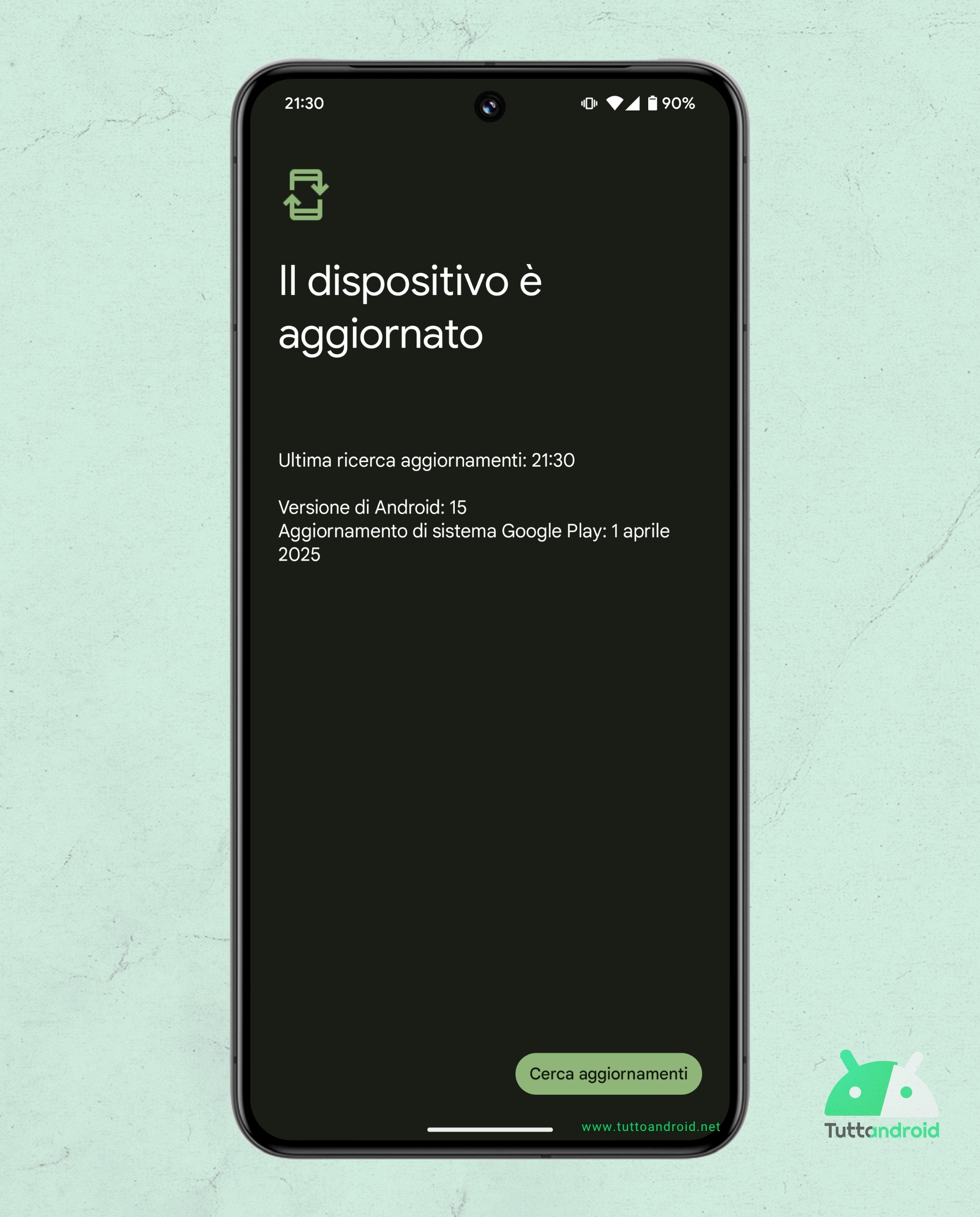 Aggiornamento di sistema Google Play - 1 aprile 2025 anche il 20250604 con Android 15