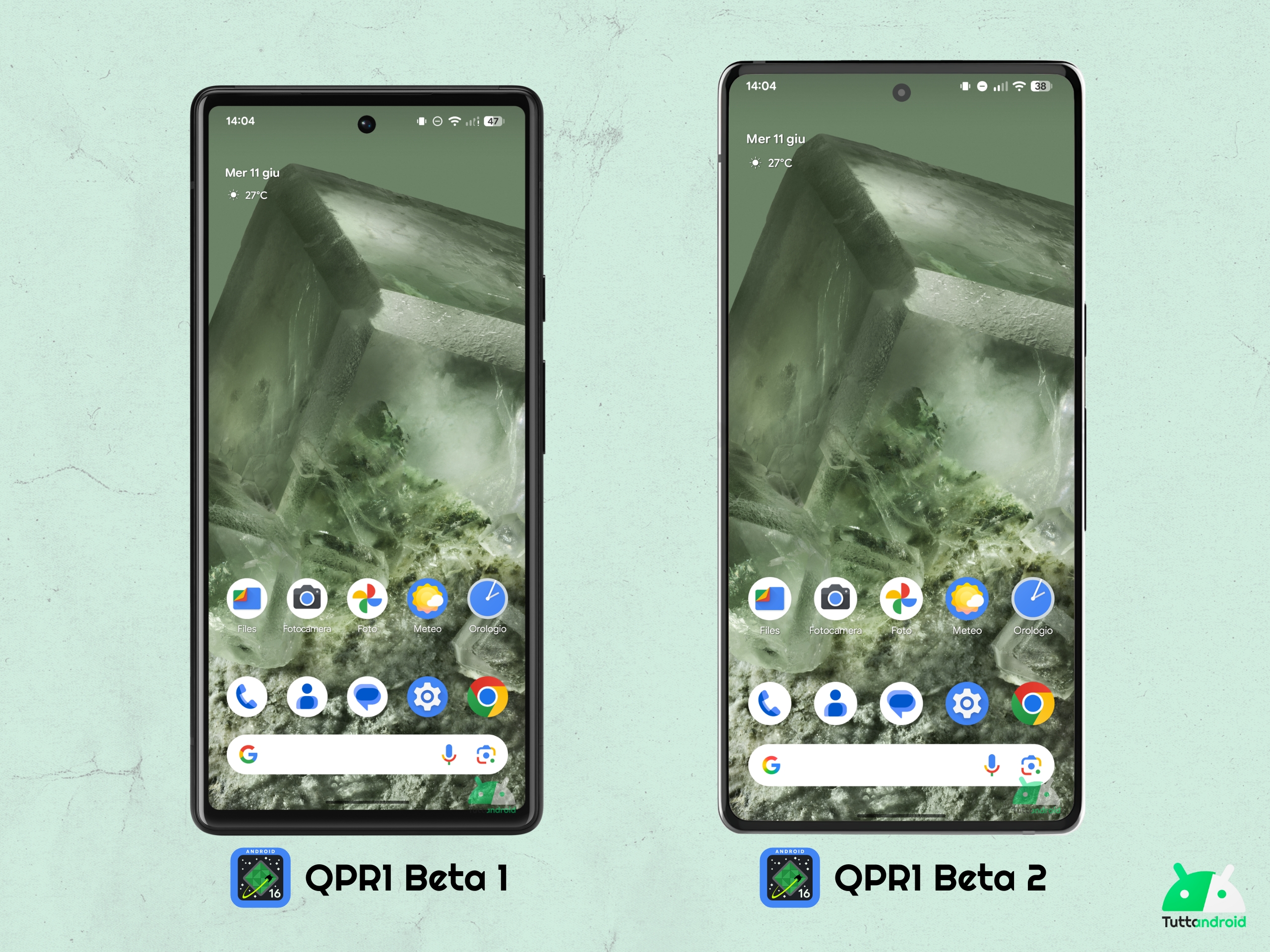 Android 16 QPR1 - Beta 2 - Barra di stato